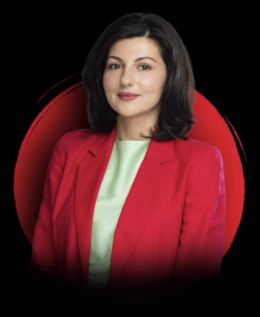 Daniela Baitan speaking at TEDx Romania TEDx Bucharest education speaker TEDxIoanidIntlHS achievement and growth talk